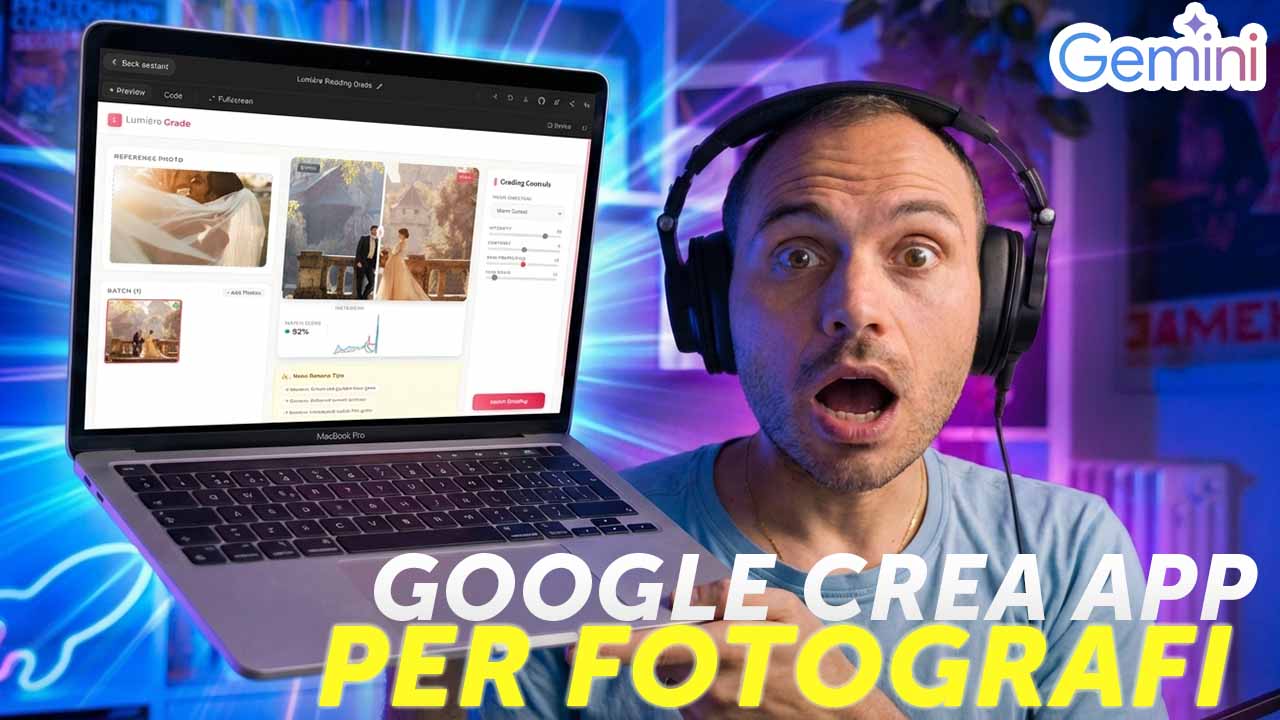 app fotografichi creata con google ai studio