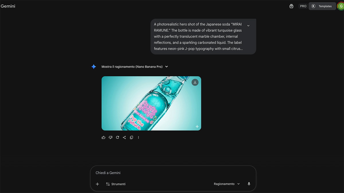google gemini per generare immagini con google nano banana pro
