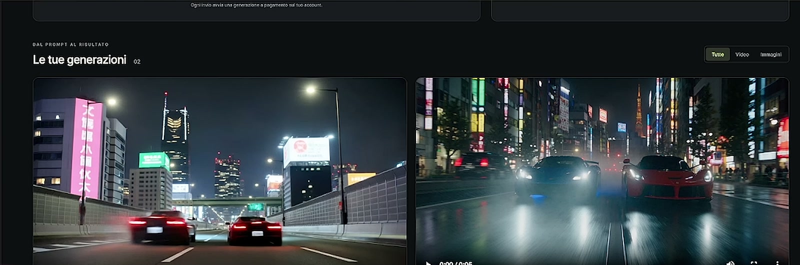 App locale creata con ChatGPT: due video dell'inseguimento a Tokyo generati con Kling 3.0 e Seedance 2.5